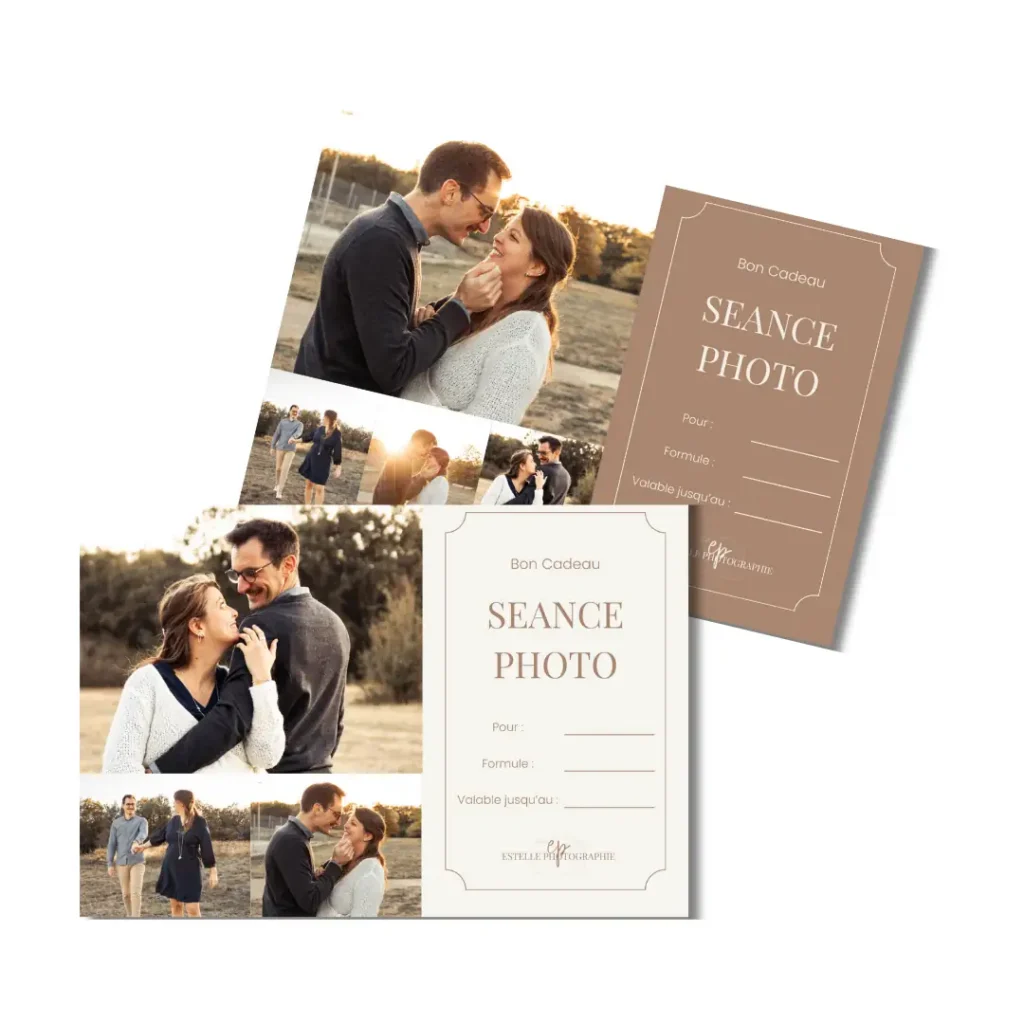 Aperçu du bon cadeau pour offrir une séance photo à Toulouse